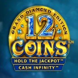 Try 12 Coins Grand Diamond Edition slot by Wazdan on flagman-casino.eu – logo image