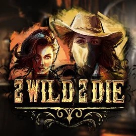 Slots logo of 2 Wild 2 Die from Hacksaw Gaming at Flagman Casino
