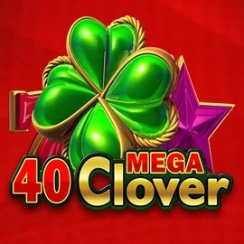Slots logo of 40 Mega Clover from Amusnet Interactive at Flagman Casino