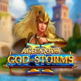 Age Of The Gods: God Of Storms 2 casino game by Playtech – featured logo at Flagman Casino