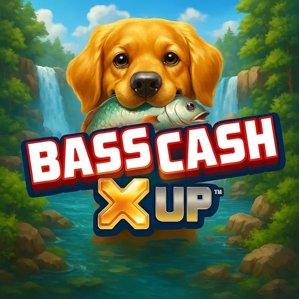 Bass Cash X UP casino game by Alchemy Gaming – featured logo at Flagman Casino