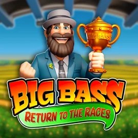 Big Bass Return to the Races logo – Slots by Pragmatic Play at Flagman Casino
