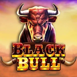Black Bull slot logo by Pragmatic Play at Flagman Casino