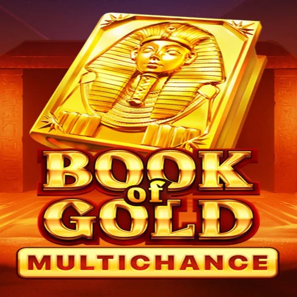 Book of Gold Multichance by Playson, showcased at flagman-casino.eu – game logo