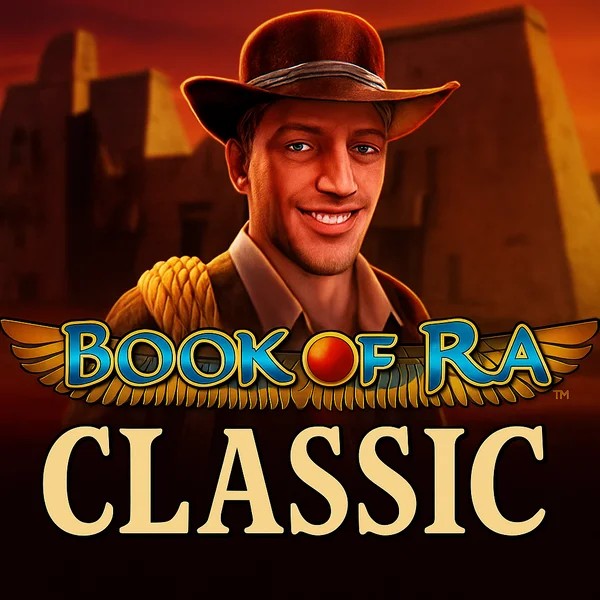 Book of Ra Classic logo by Novomatic Flagman Casino