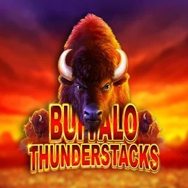 Buffalo Thunderstacks logo – Slots by Amatic Industries at Flagman Casino