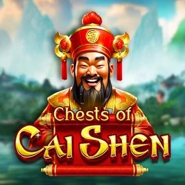 Chests of Cai Shen game by Pragmatic Play – logo hosted on Flagman Casino