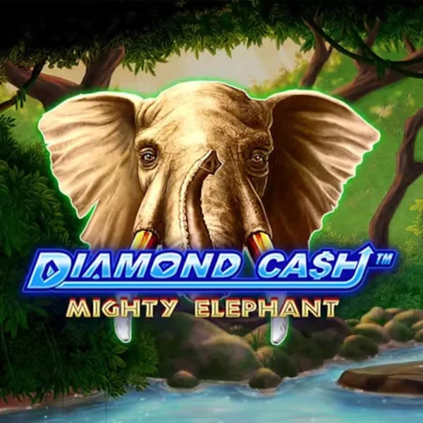 Diamond Cash Mighty Elephant slot visual from Greentube available on flagman-casino.eu
