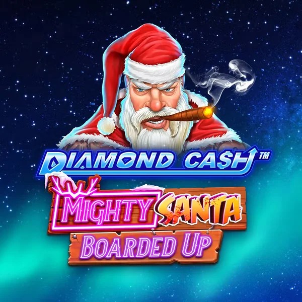 Diamond Cash Mighty Santa Boarded Up logo by Greentube at Flagman Casino