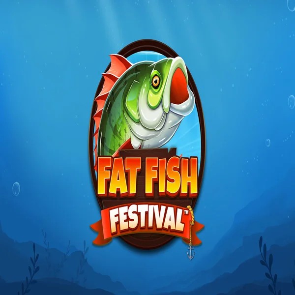 Fat Fish Festival slot logo by Wishbone Games at Flagman Casino