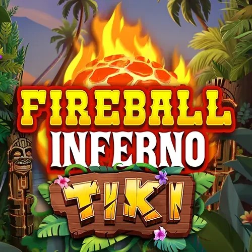 Fireball Inferno Tiki by NetEnt, showcased at flagman-casino.eu – game logo