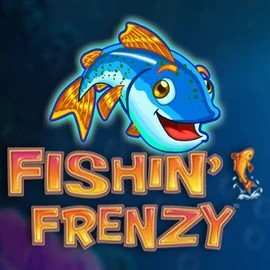 Fishin Frenzy slot logo by Blueprint Gaming at Flagman Casino