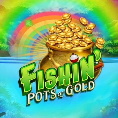 Fishin Pots Of Gold logo by Gameburger Studios at Flagman Casino