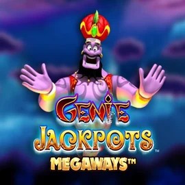 Genie Jackpots Megaways casino game by Blueprint Gaming – featured logo at Flagman Casino