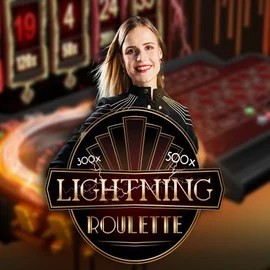 Live Casino logo of Lightning Roulette from Evolution at Flagman Casino