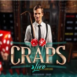 Live Craps slot icon by Evolution, available at Flagman Casino