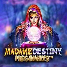 Madame Destiny Megaways casino game by Pragmatic Play – featured logo at Flagman Casino