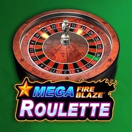Mega Fire Blaze Roulette logo – Table Games by Playtech at Flagman Casino