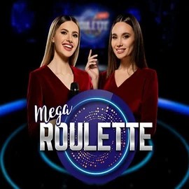 Mega Roulette game by Pragmatic Play – logo hosted on Flagman Casino