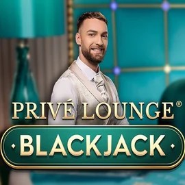 Privé Lounge Blackjack online game logo by Pragmatic Play on flagman-casino.eu