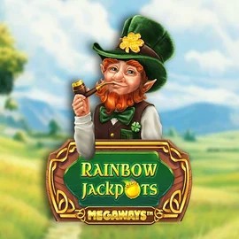 Rainbow Jackpots Megaways slot visual from Red Tiger Gaming available on flagman-casino.eu