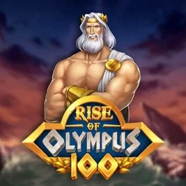 Rise of Olympus 100 slot logo by Play'n GO at Flagman Casino