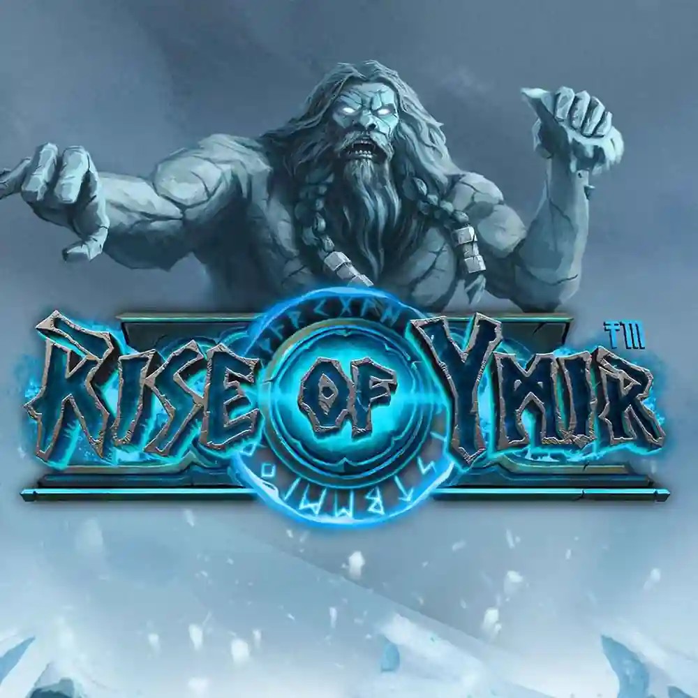 Rise of Ymir slot logo by Hacksaw Gaming at Flagman Casino
