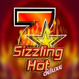 Sizzling Hot Deluxe logo by Novomatic at Flagman Casino