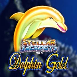 Dolphin Gold with Stellar Jackpots casino game by Lightning Box Game – featured logo at Flagman Casino