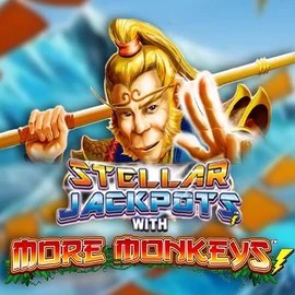 Stellar Jackpots with More Monkeys online slot from Lightning Box Game – play at flagman-casino.eu