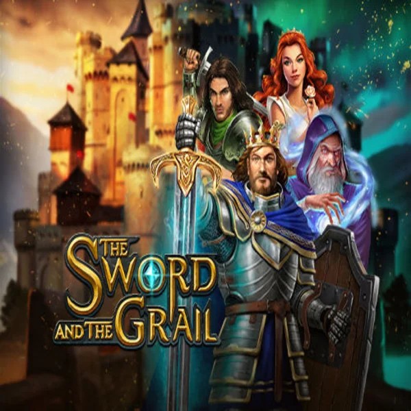 The Sword and the Grail casino game by Play'n GO – featured logo at Flagman Casino