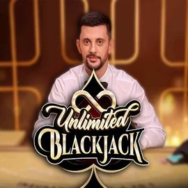 Unlimited Blackjack game by Ezugi – logo hosted on Flagman Casino